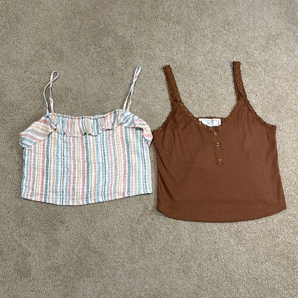 Hippie Rose 2 pc tank bundle size L